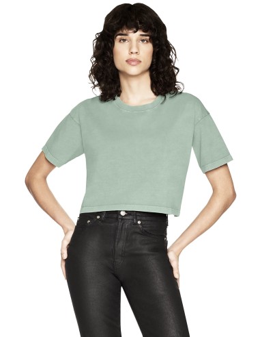 E-EP26-WOMEN'S CROPPED LOOSE FIT T-SHIRT